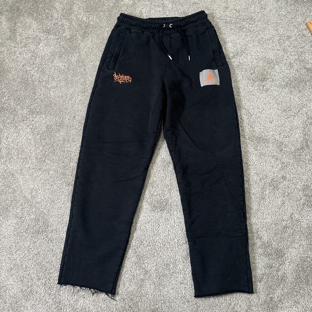 Jordan X Shelf life Travis Cactus Jack Size Xs Men’s Sweatpants Black